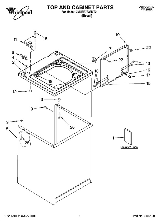 Diagram for 7MLBR7333MT2