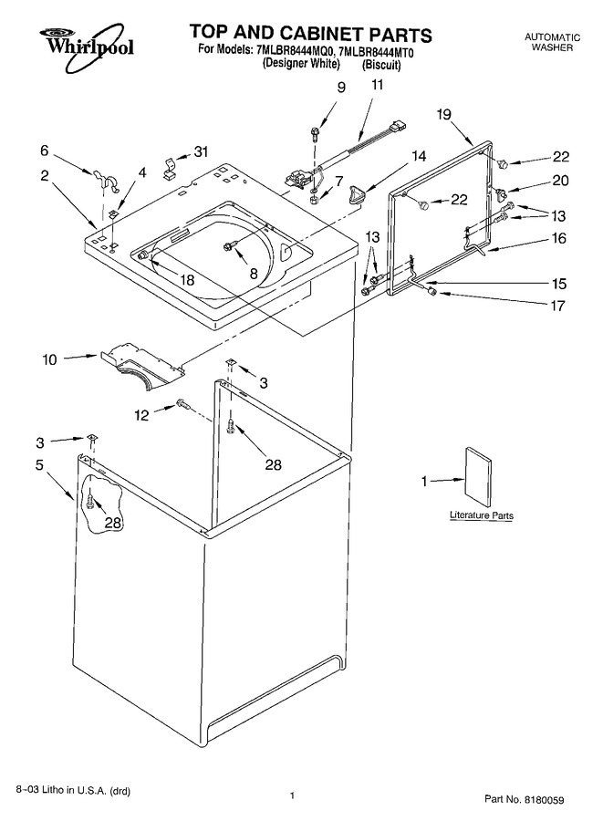 Diagram for 7MLBR8444MT0