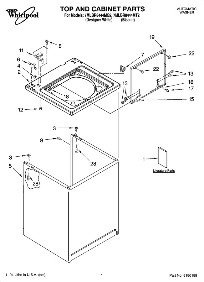 Diagram for 7MLBR8444MT2