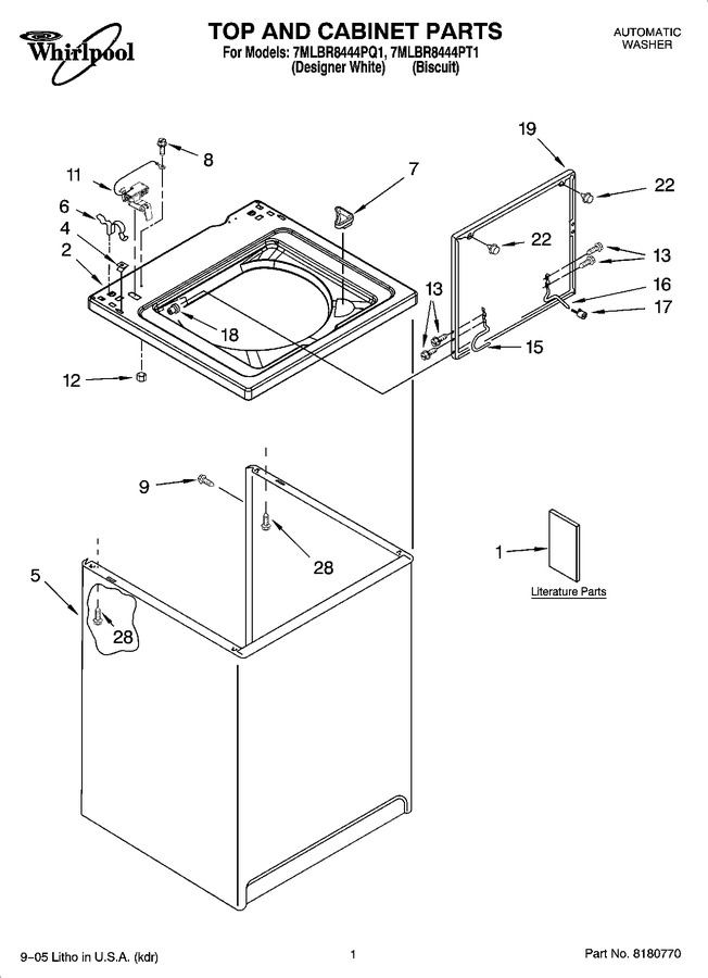 Diagram for 7MLBR8444PT1