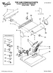 Diagram for 01 - Top And Console Parts