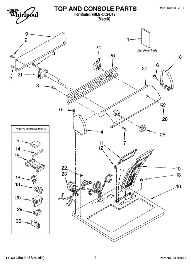 Diagram for 7MLGR3624JT2