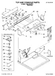 Diagram for 01 - Top And Console Parts