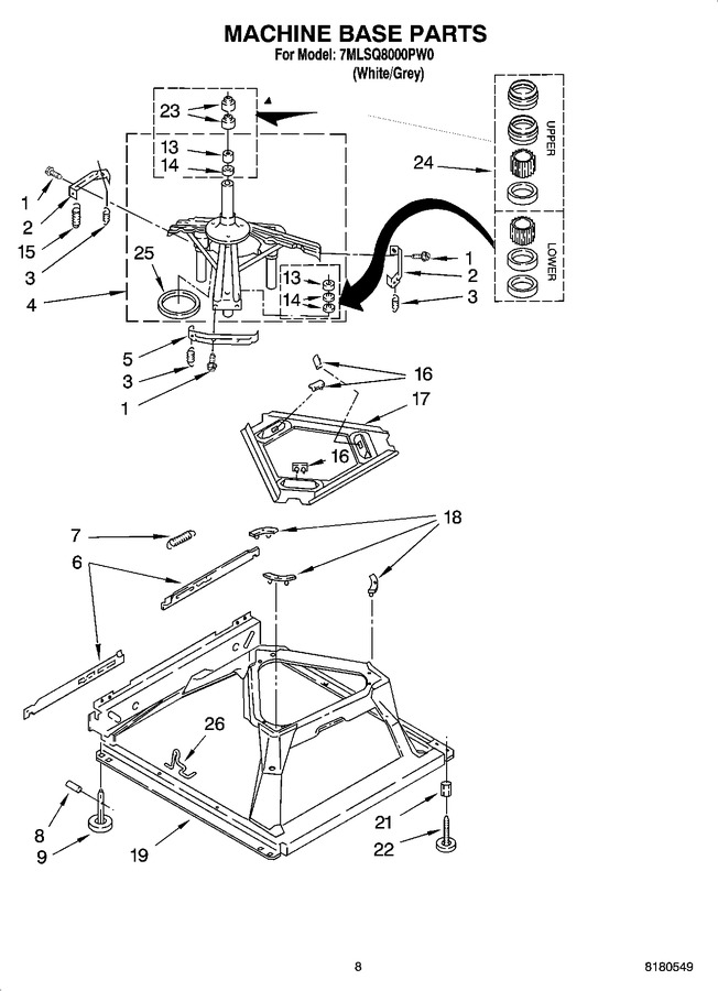 Diagram for 7MLSQ8000PW0