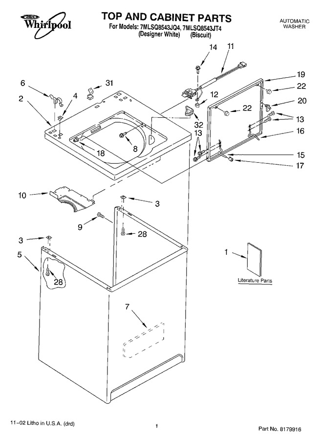 Diagram for 7MLSQ8543JQ4