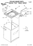 Diagram for 01 - Top And Cabinet Parts