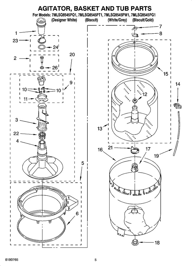 Diagram for 7MLSQ8545PT1