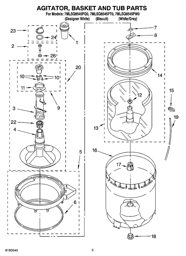 Diagram for 7MLSQ8545PW0