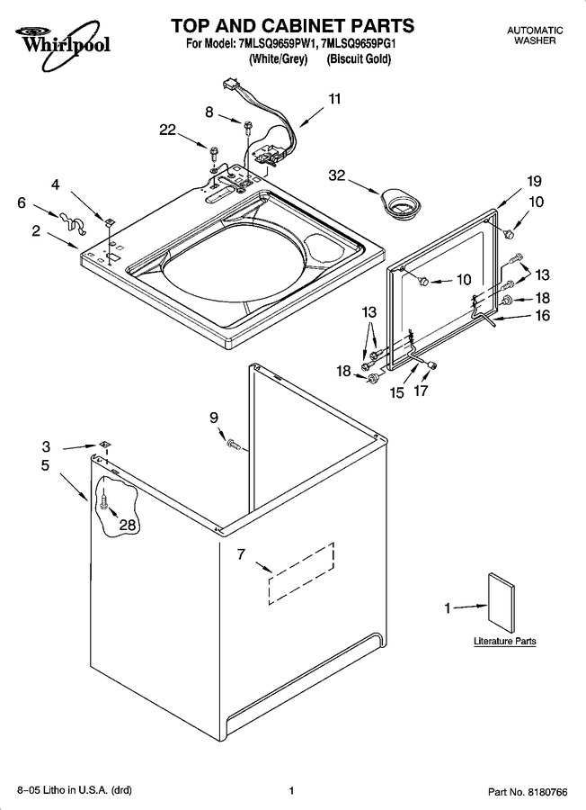 Diagram for 7MLSQ9659PW1