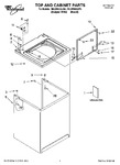Diagram for 01 - Top And Cabinet Parts