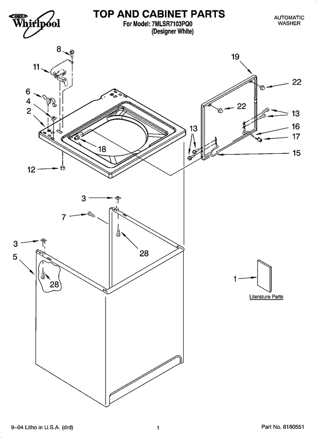 Diagram for 7MLSR7103PQ0