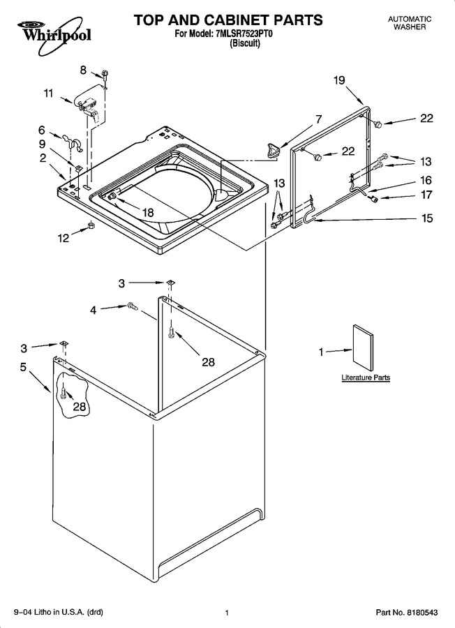 Diagram for 7MLSR7523PT0