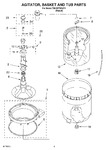 Diagram for 03 - Agitator, Basket And Tub