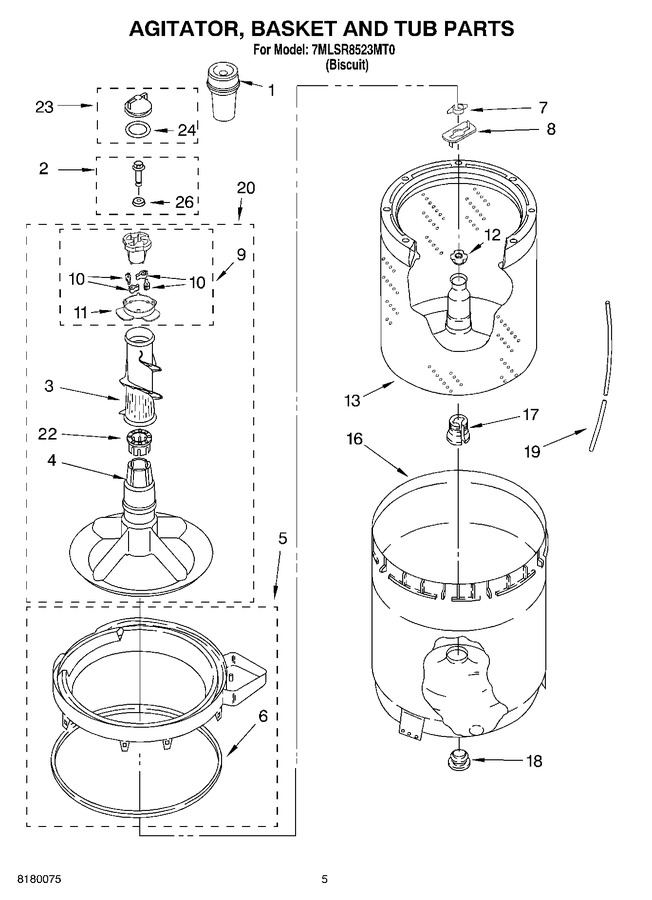 Diagram for 7MLSR8523MT0