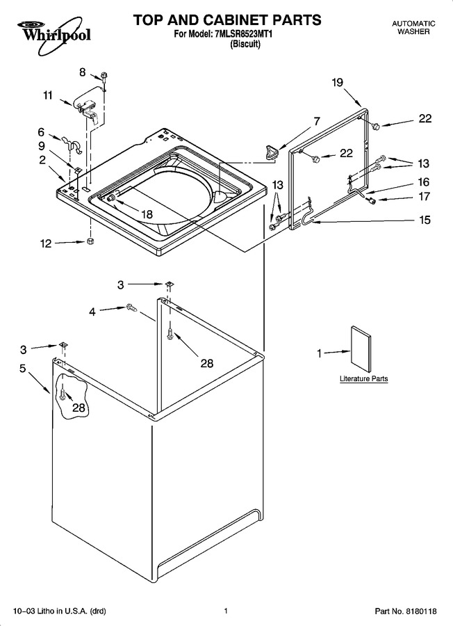 Diagram for 7MLSR8523MT1