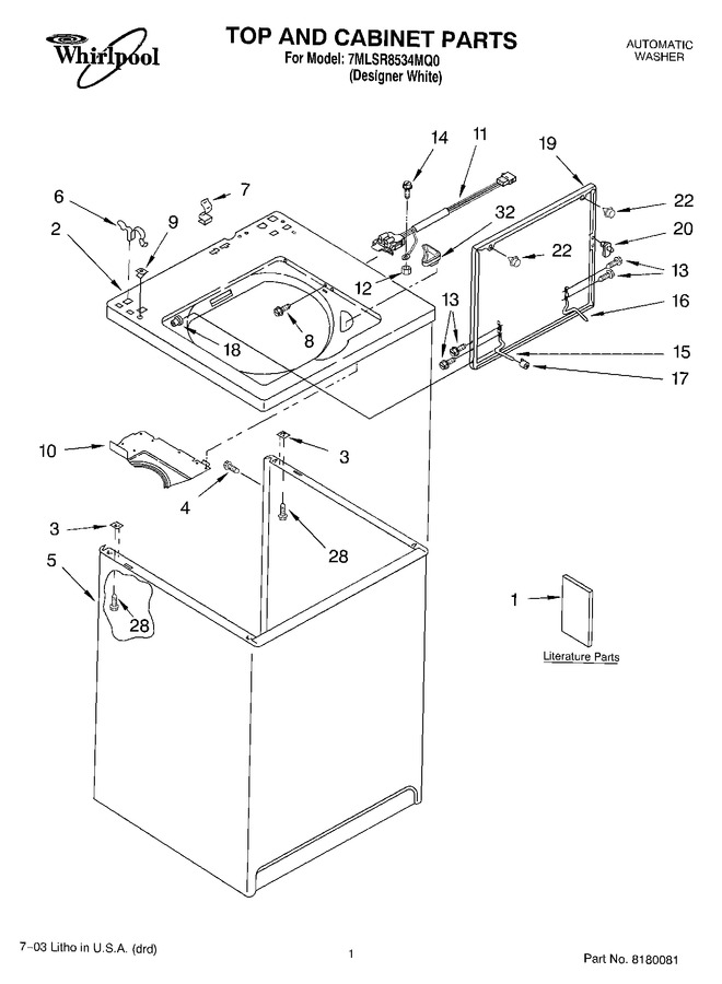 Diagram for 7MLSR8534MQ0