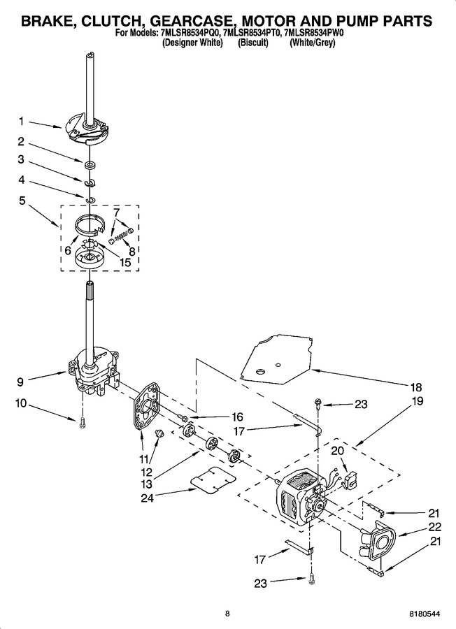 Diagram for 7MLSR8534PW0