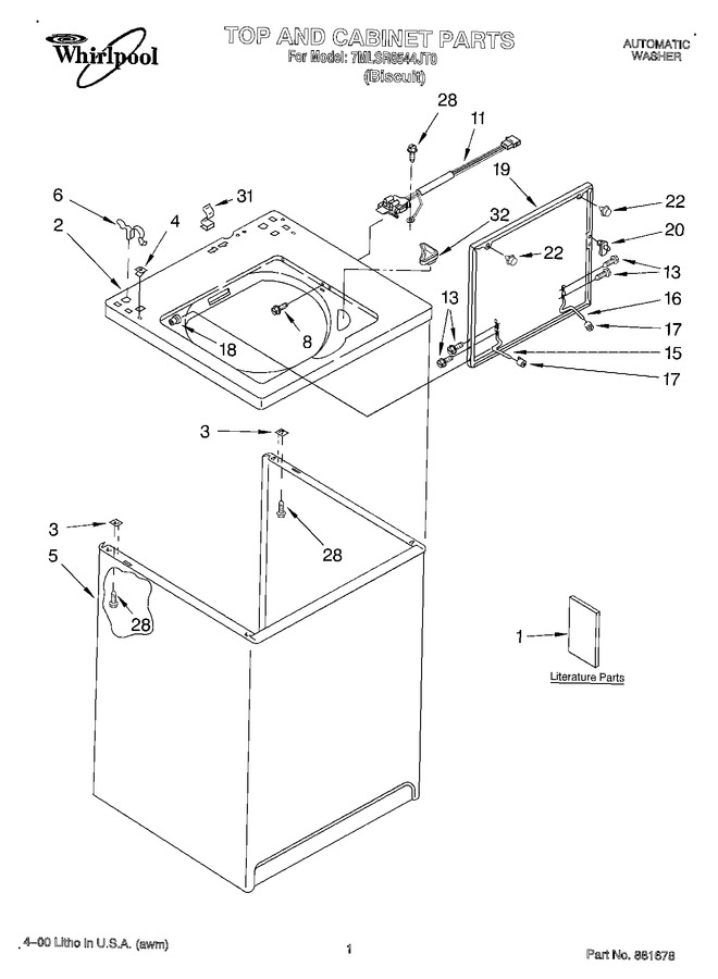 Diagram for 7MLSR8544JT0