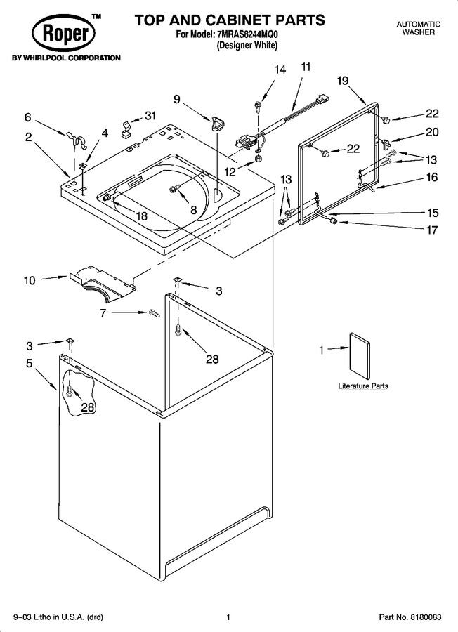 Diagram for 7MRAS8244MQ0