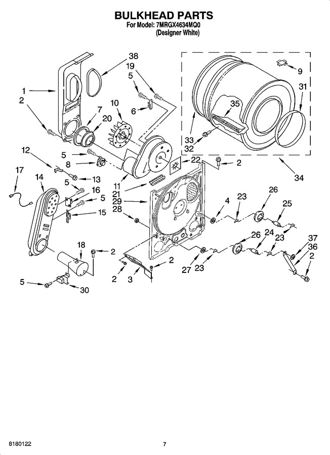 Diagram for 7MRGX4634MQ0