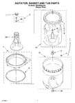 Diagram for 04 - Agitator, Basket And Tub Parts