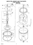 Diagram for 03 - Agitator, Basket And Tub Parts