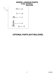 Diagram for 10 - Miscellaneous Parts Optional Parts (not Included)