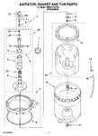 Diagram for 03 - Agitator, Basket And Tub Parts