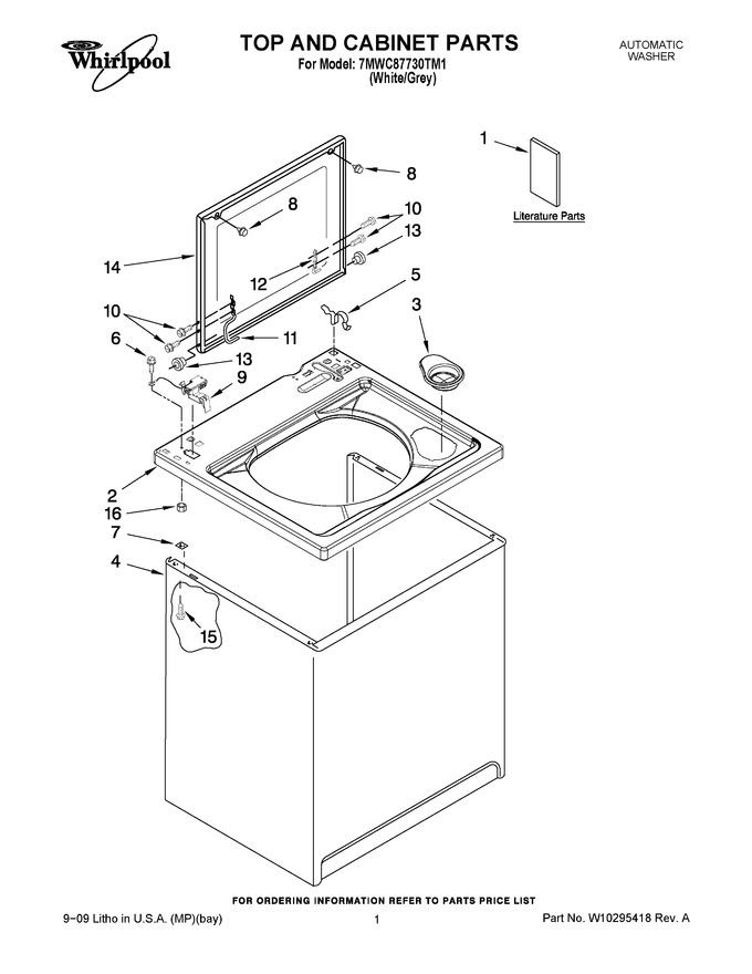 Diagram for 7MWC87730TM1
