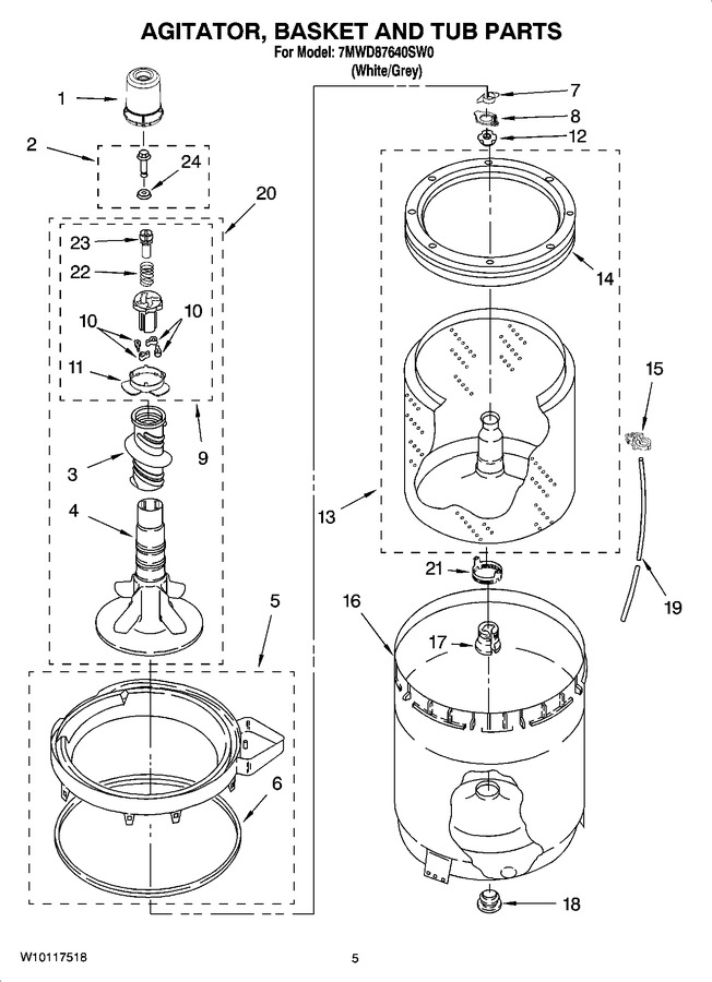 Diagram for 7MWD87640SW0