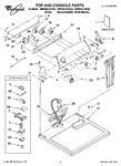 Diagram for 01 - Top And Console Parts