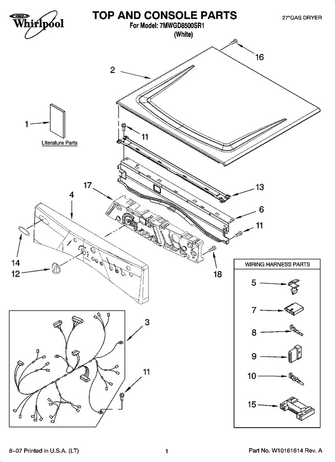Diagram for 7MWGD8500SR1