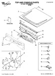 Diagram for 01 - Top And Console Parts