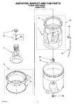 Diagram for 03 - Agitator, Basket And Tub Parts