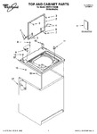 Diagram for 01 - Top And Cabinet Parts