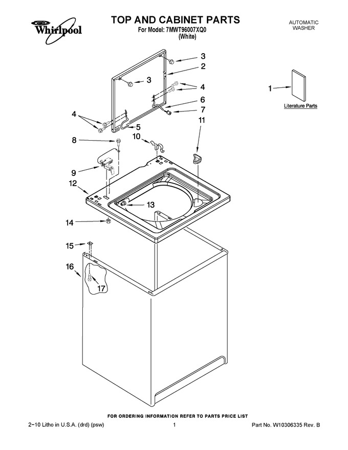 Diagram for 7MWT96007XQ0