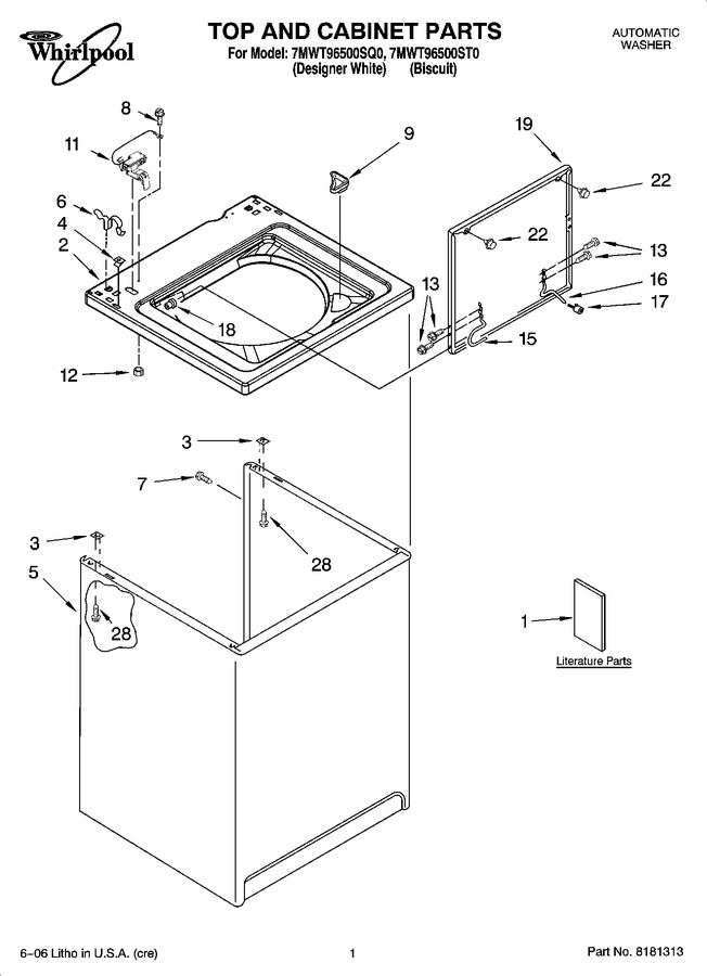 Diagram for 7MWT96500ST0