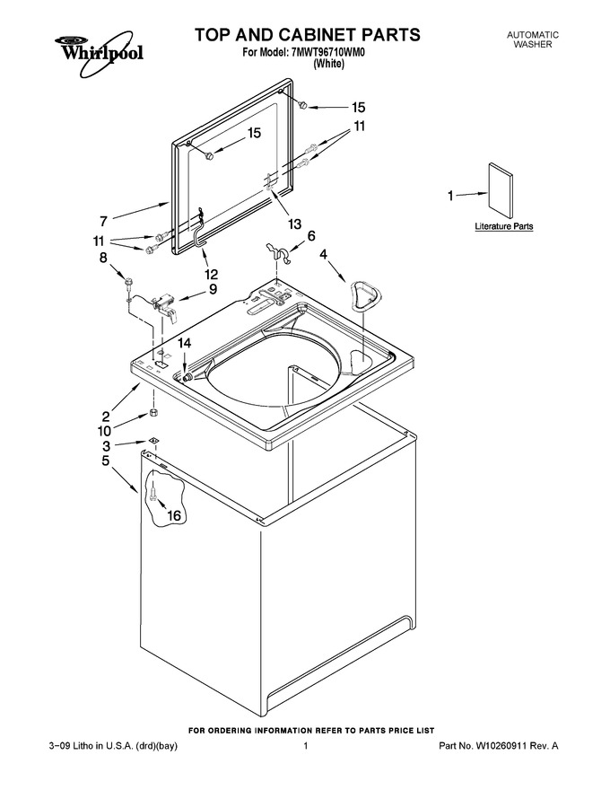 Diagram for 7MWT96710WM0