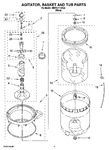 Diagram for 03 - Agitator, Basket And Tub Parts