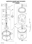 Diagram for 03 - Agitator, Basket And Tub Parts