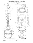 Diagram for 03 - Agitator, Basket And Tub Parts