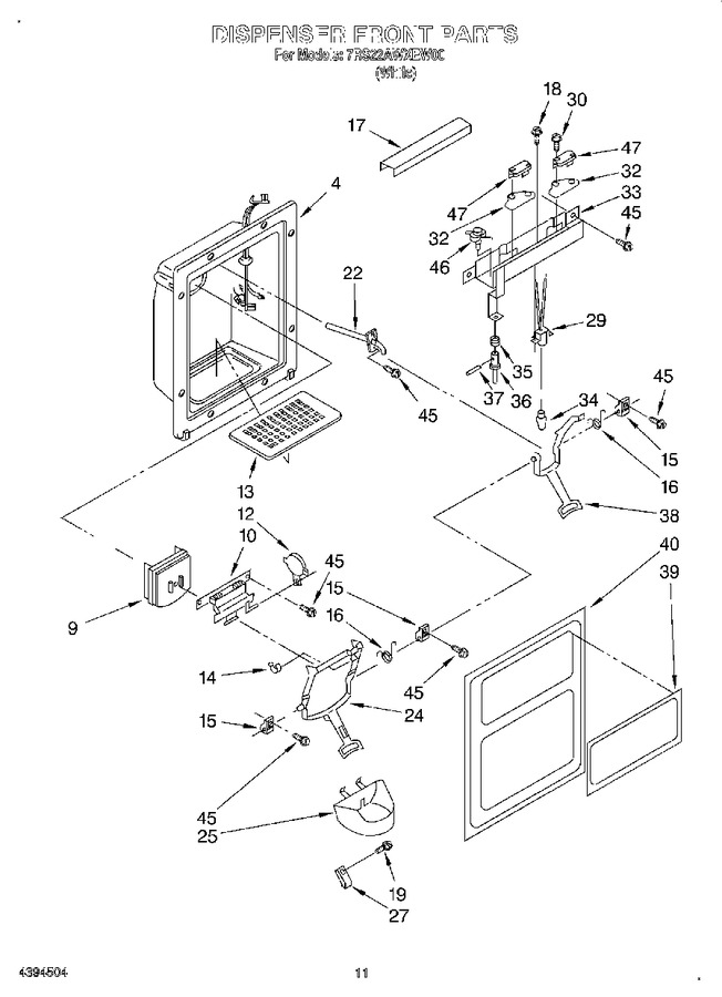 Diagram for 7RS22AWXEW00