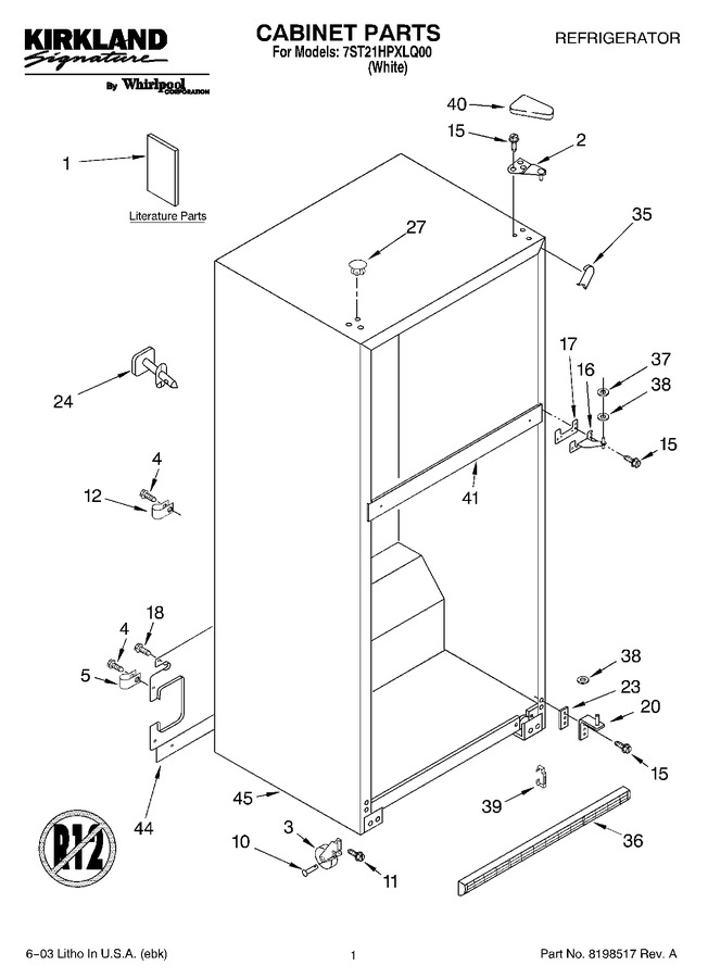 Diagram for 7ST21HPXLQ00