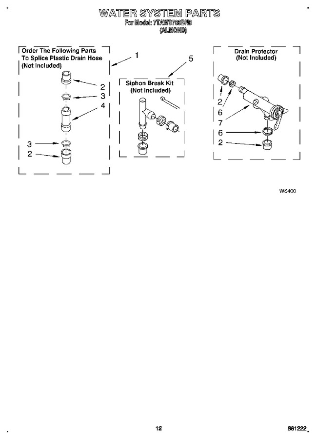 Diagram for 7TAWS700BN0