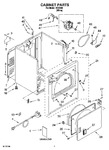 Diagram for 01 - Cabinet Parts