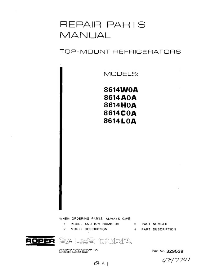 Diagram for 8614W0A