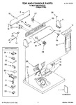 Diagram for 01 - Top And Console Parts