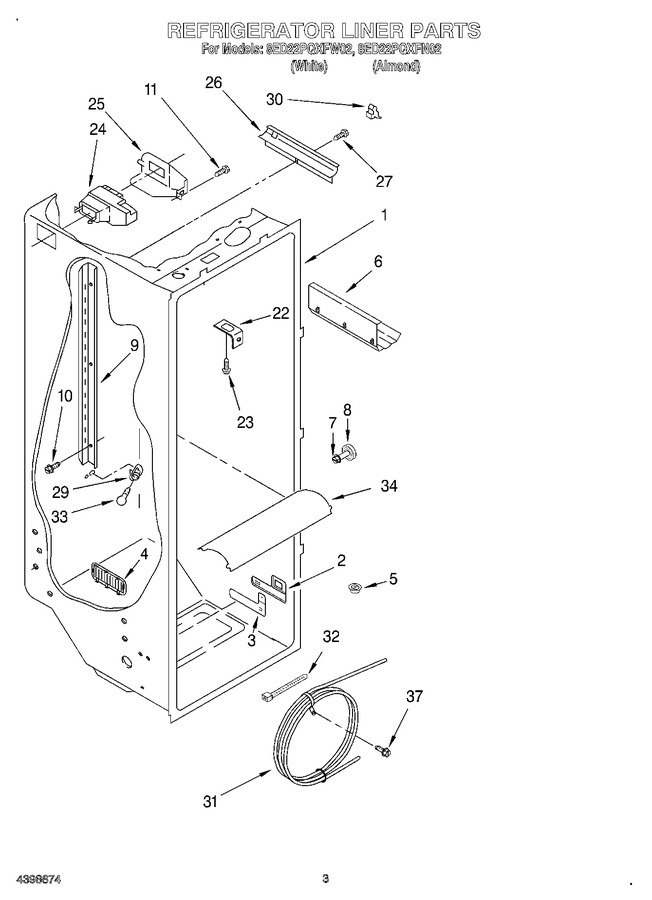 Diagram for 8ED22PQXFW02