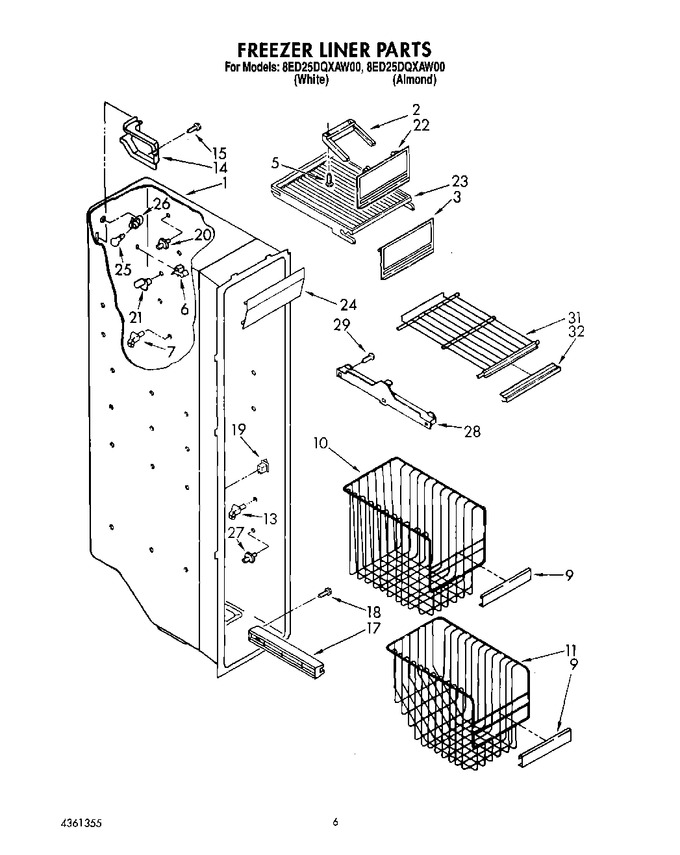 Diagram for 8ED25DQXAW00