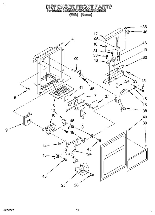 Diagram for 8ED25DQXDW00
